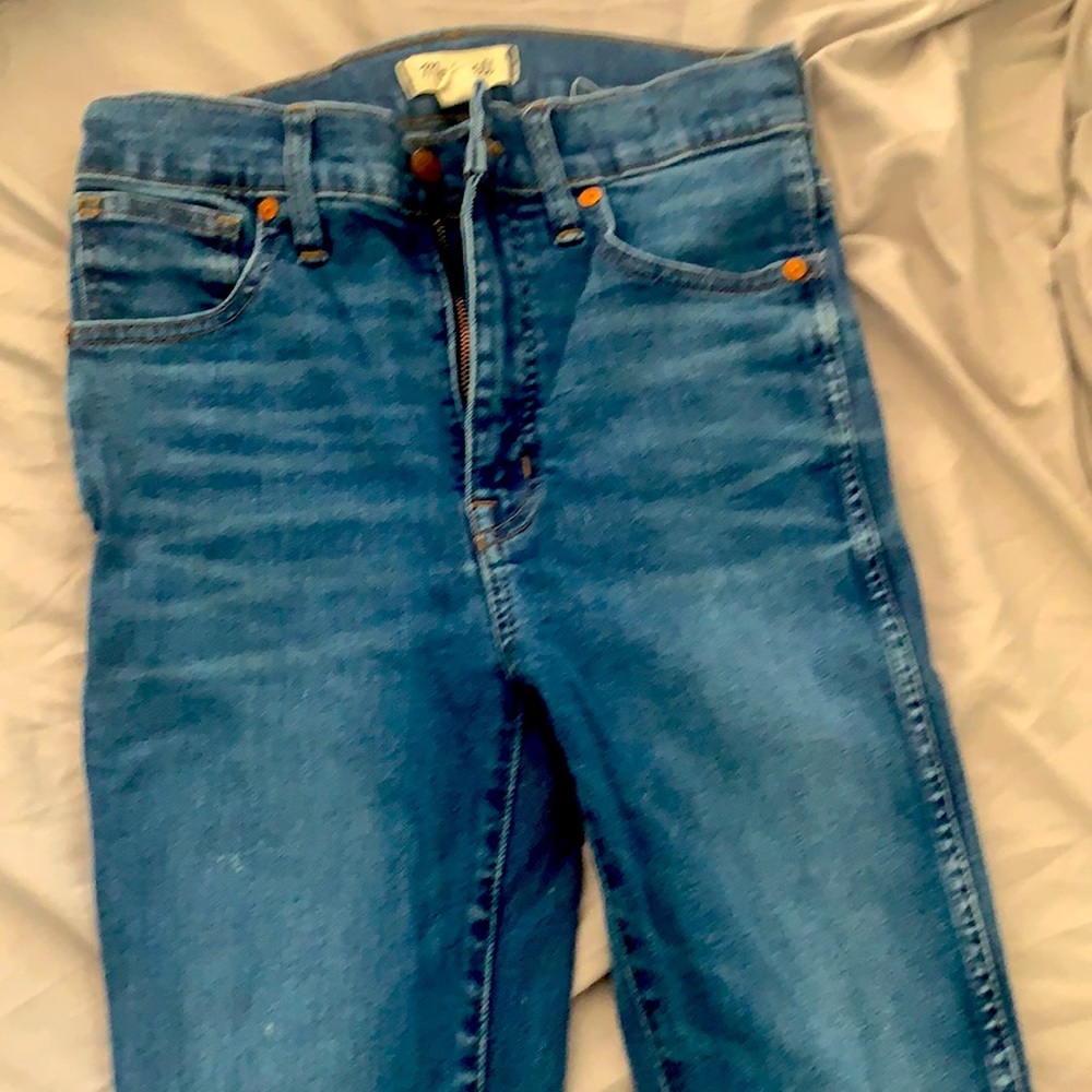 High rise skinny madewell jeans size 27